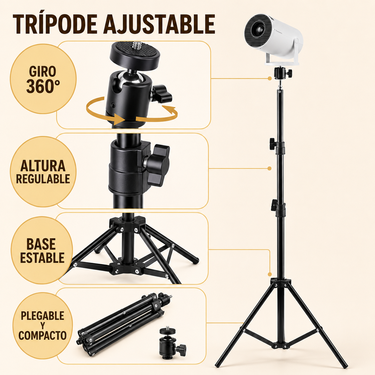 Trípode Universal para Proyector